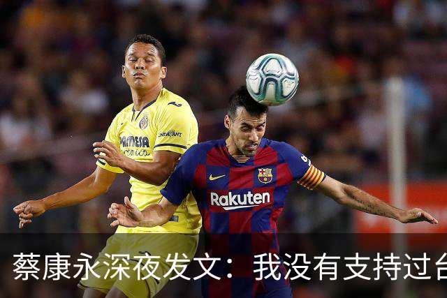 蔡康永深夜发文：我没有支持过台独
